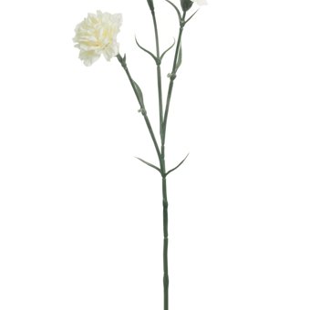 Cream Silk Carnation Stem Cream Silk Carnation Stem