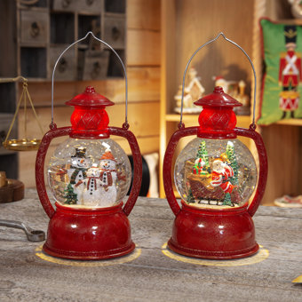 LED Snowglobe Lantern Snowman LED Snowglobe Lantern Snowman