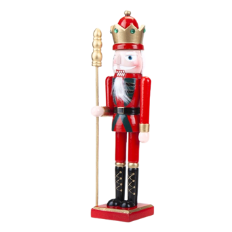 Christmas 24" Wooden Nutcracker Decoration  Christmas 24" Wooden Nutcracker Decoration