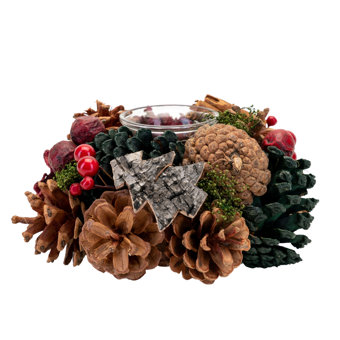 Red, Gold and Green Christmas Table Decoration Tealight Holder Red, Gold and Green Christmas Table Decoration Tealight Holder
