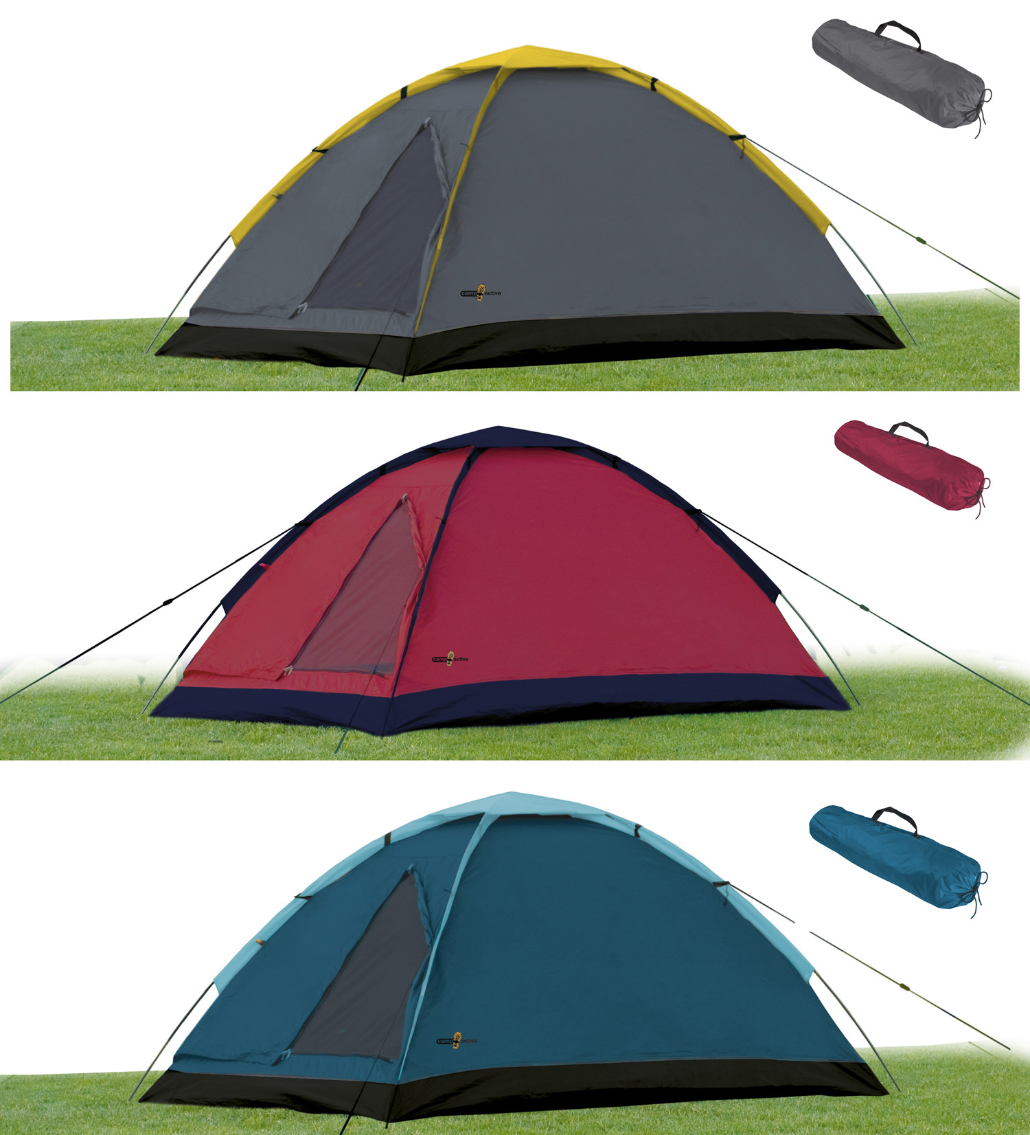 Trailblazer 2 Person Dome Tent - 200 x 120cm Interior