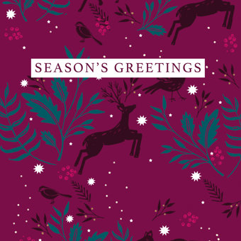 Woodland Duo Charity Christmas Cards - Pack of 10 Woodland Duo Charity Christmas Cards - Pack of 10