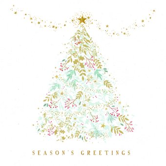 Luxury Festive Tree Charity Christmas Cards - Pack of 8 Luxury Festive Tree Charity Christmas Cards - Pack of 8