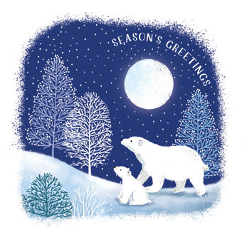 Polar Bears Pack of 10 Charity Christmas Cards Polar Bears Pack of 10 Charity Christmas Cards
