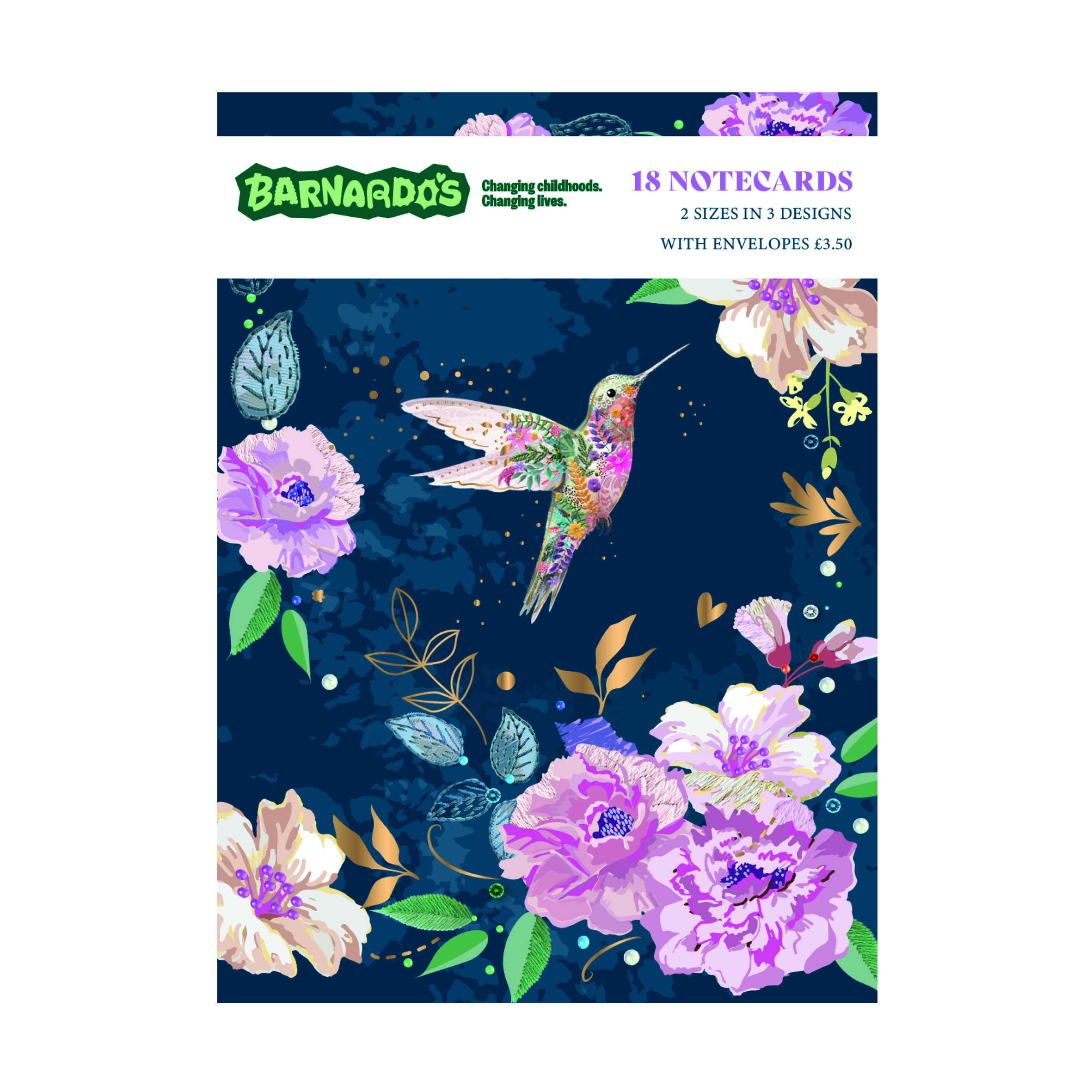 Limited Edition Hummingbird Notecards 18 Pack