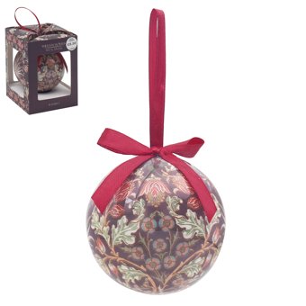 William Morris Limited Edition Hyacinth Christmas Tree Bauble William Morris Limited Edition Hyacinth Christmas Tree Bauble