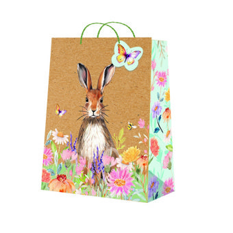Spring Hare Kraft Large Charity Gift Bag Spring Hare Kraft Large Charity Gift Bag