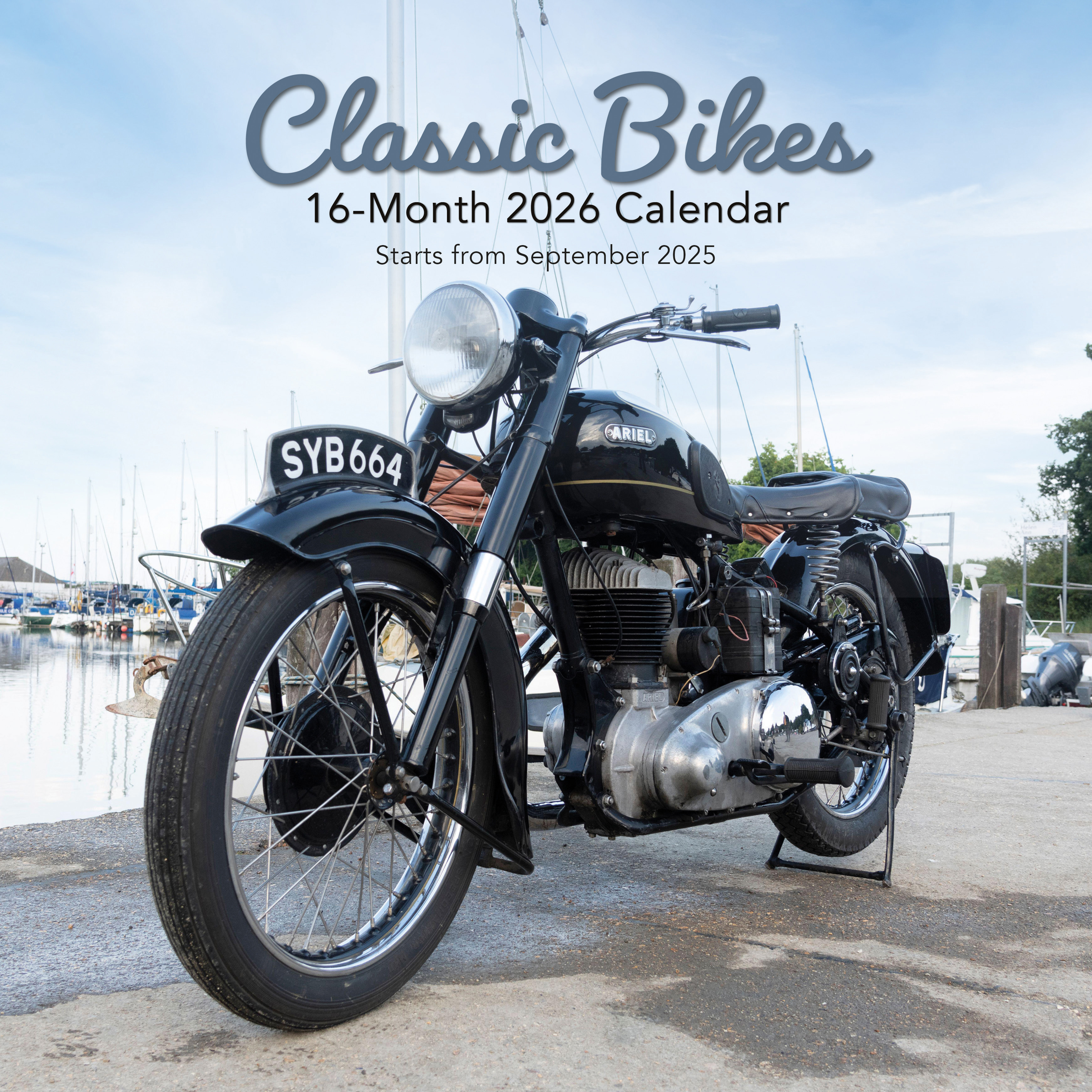 Classic Bikes 2026 Charity Wall Calendar Barnardo's Online