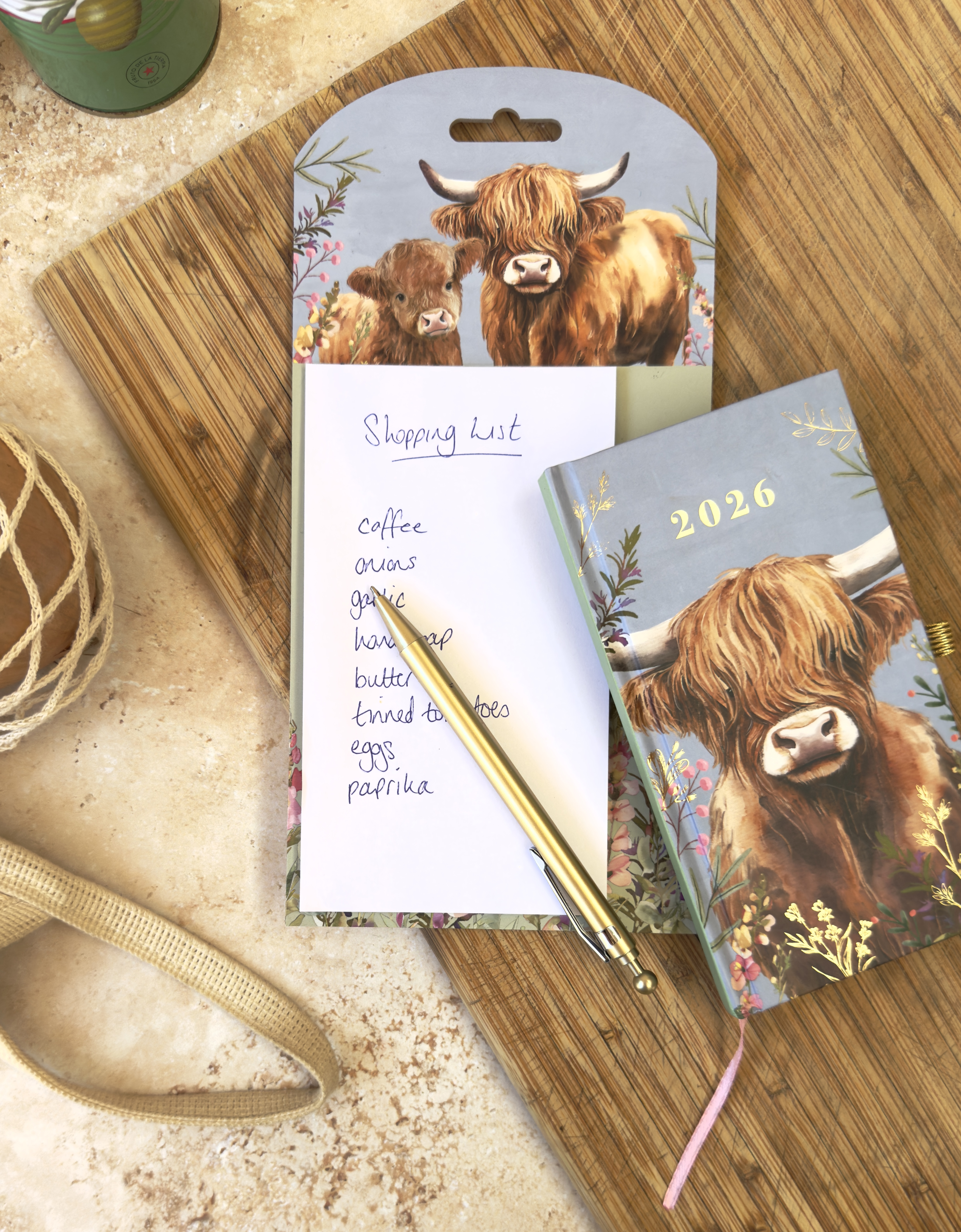 2026 Limited Edition Hugo the Highland Cow Slim Charity Diary & Pen ...