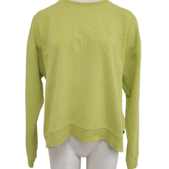 TED BAKER LONDON Women's Lime Green Crewneck Sweatshirt Size 4 UK 14 Pre-Loved TED BAKER LONDON Women's Lime Green Crewneck Sweatshirt Size 4 UK 14 Pre-Loved