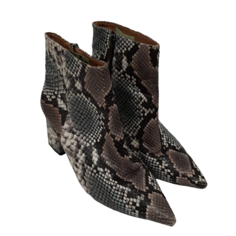 MARIAN Women's Snakeskin Look Healed Ankle Boots Size UK 5.5 Pre-Loved MARIAN Women's Snakeskin Look Healed Ankle Boots Size UK 5.5 Pre-Loved