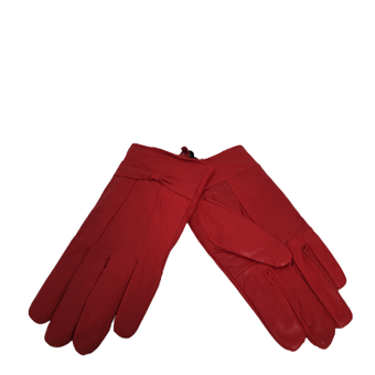 Ladies Red Leather Gloves M/L Ladies Red Leather Gloves M/L