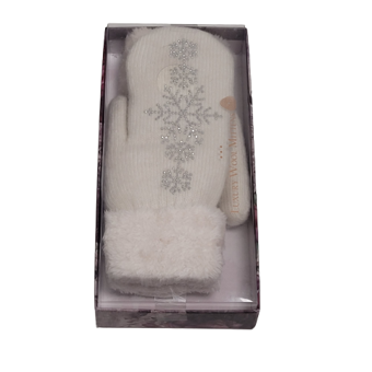 Angora Gloves Off White Angora Gloves Off White