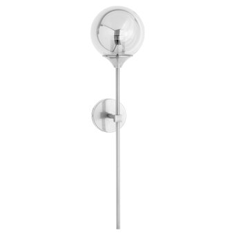 Hills Interiors Silver Smoked Glass Globe Wall Pendant Light Hills Interiors Silver Smoked Glass Globe Wall Pendant Light