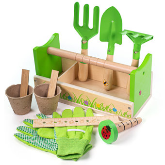 Gardening Caddy and Tools - 11pc Set Gardening Caddy and Tools - 11pc Set