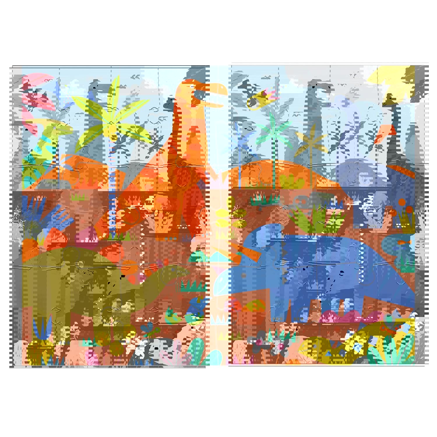 Mudpuppy Dino Park Can You Spot Jigsaw P...