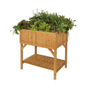 Vegtrug Wooden Raised Bed Garden Planter  Vegtrug Wooden Raised Bed Garden Planter