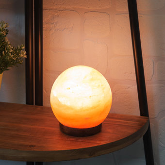 HESTIA® Himalayan Rock Salt Sphere Lamp - 5" HESTIA® Himalayan Rock Salt Sphere Lamp - 5"