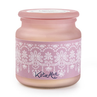 Katie Alice Scented Apricity Wax Candle In A Glass Jar Katie Alice Scented Apricity Wax Candle In A Glass Jar