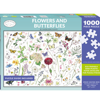 Madeline Floyd Flowers & Butterflies 1000 PC Jigsaw Puzzle Madeline Floyd Flowers & Butterflies 1000 PC Jigsaw Puzzle