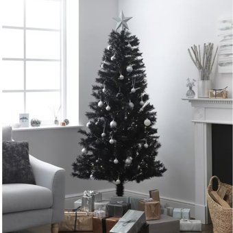 6FT Lapland Black Artificial Christmas Tree 6FT Lapland Black Artificial Christmas Tree