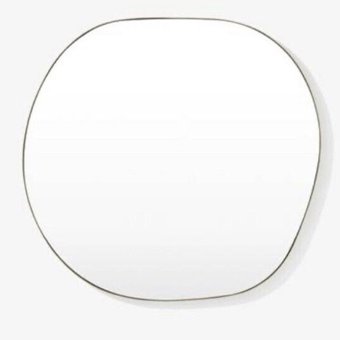 Made.Com Adria Organic Shape Brass Edge Wall Mirror Made.Com Adria Organic Shape Brass Edge Wall Mirror