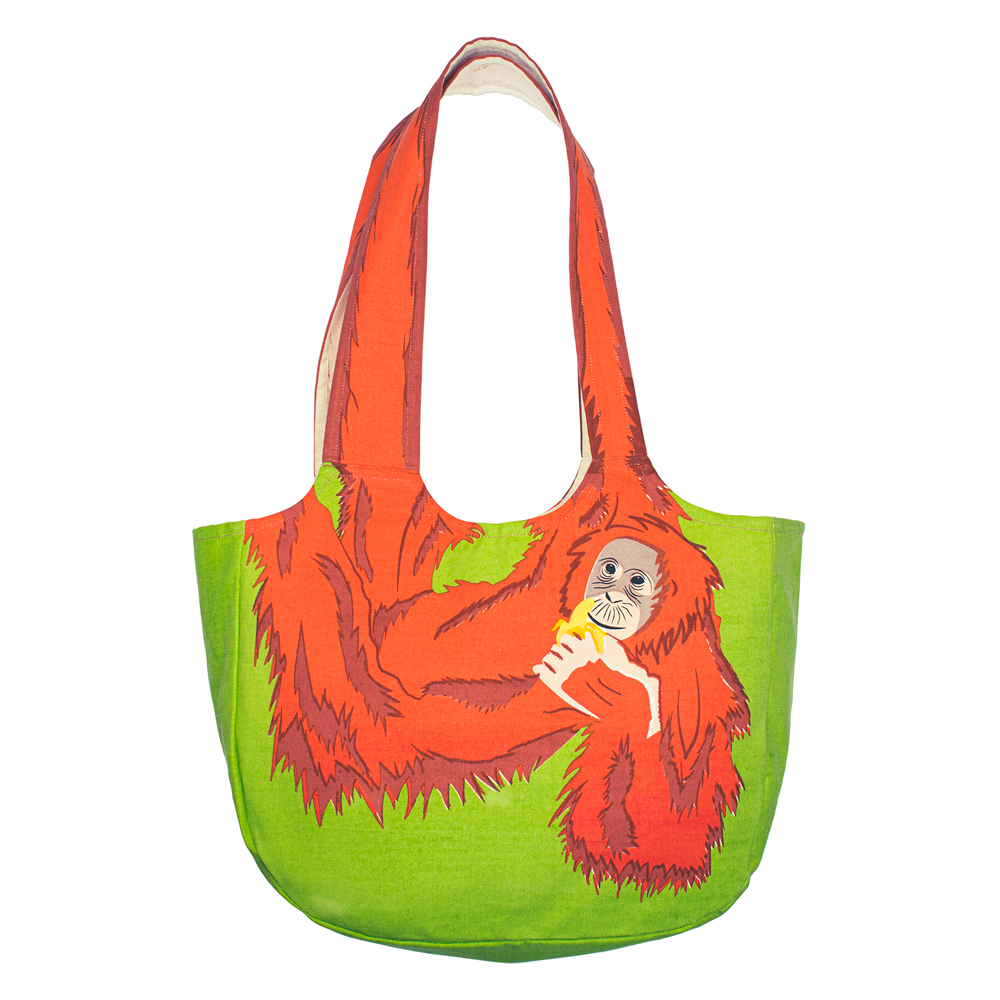 Cotton Shoulder Tote bag Orangutan Barnardo s Online Charity Shop