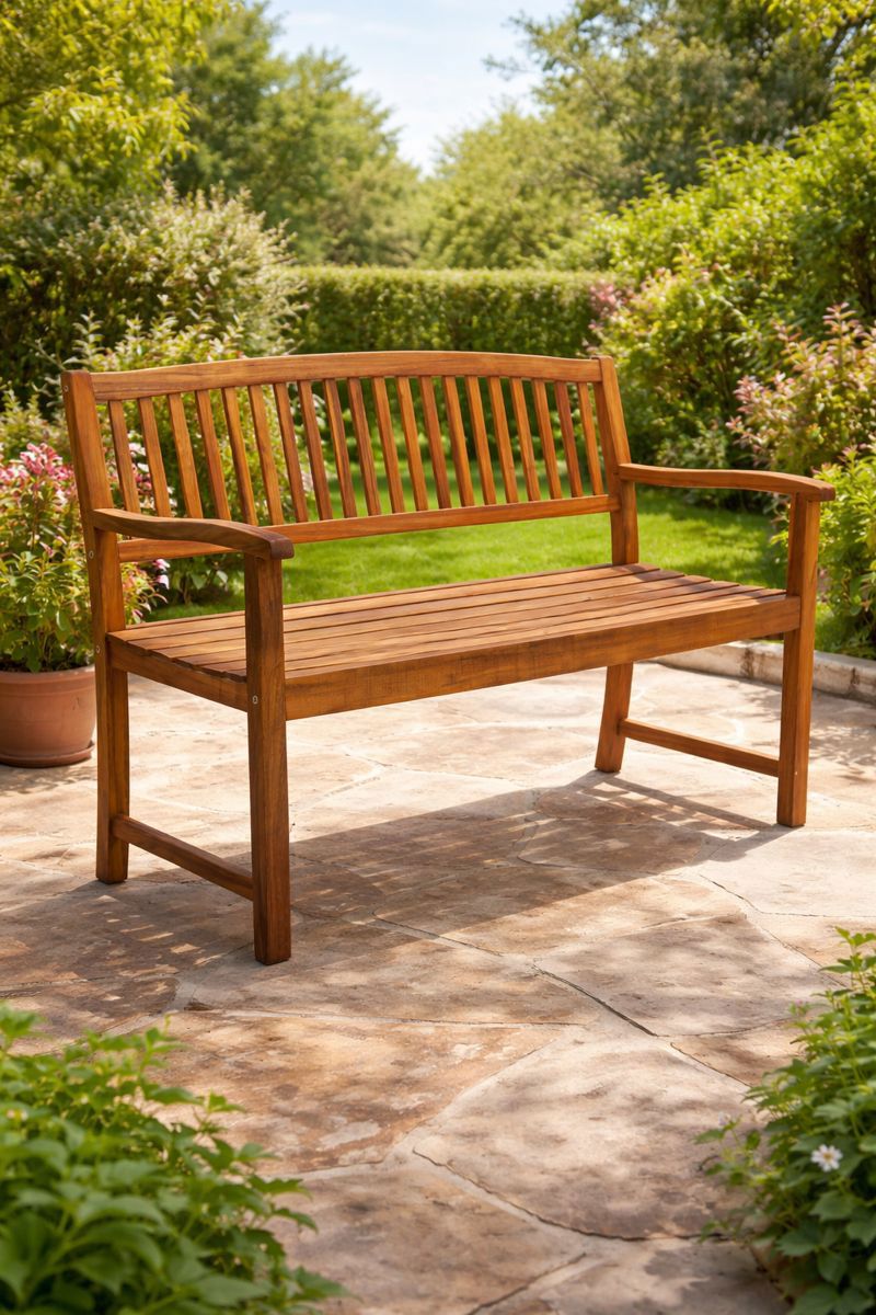 The Willowbrook Acacia Garden Bench