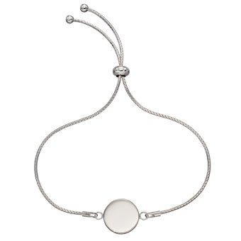 Engravable Disc Toggle Bracelet Engravable Disc Toggle Bracelet