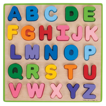 ABC Wooden Puzzle - 26 pc Set ABC Wooden Puzzle - 26 pc Set