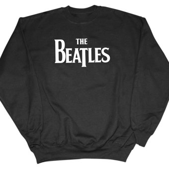 The Beatles Black Sweatshirt  The Beatles Black Sweatshirt