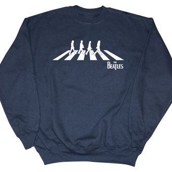 The Beatles Abbey Road Navy Sweatshirt The Beatles Abbey Road Navy Sweatshirt