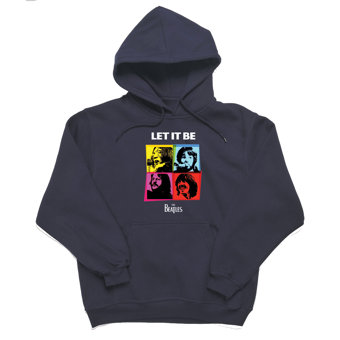 The Beatles Let It Be Navy Hoodie... The Beatles Let It Be Navy Hoodie