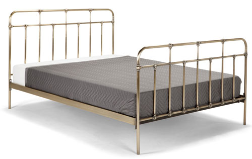 Dhp wallace fashion metal bed queen black