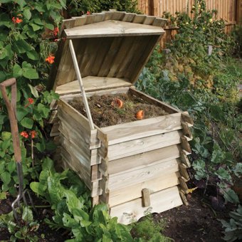 Rowlinson Wooden Beehive Garden Composter Rowlinson Wooden Beehive Garden Composter