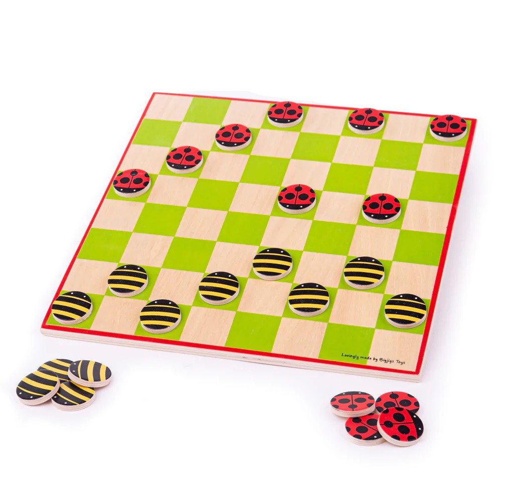 Draughts with a twist