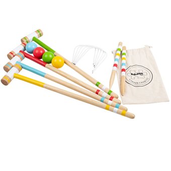 Bigjigs Toys Outdoor Children's Wooden Garden Croquet Set Bigjigs Toys Outdoor Children's Wooden Garden Croquet Set