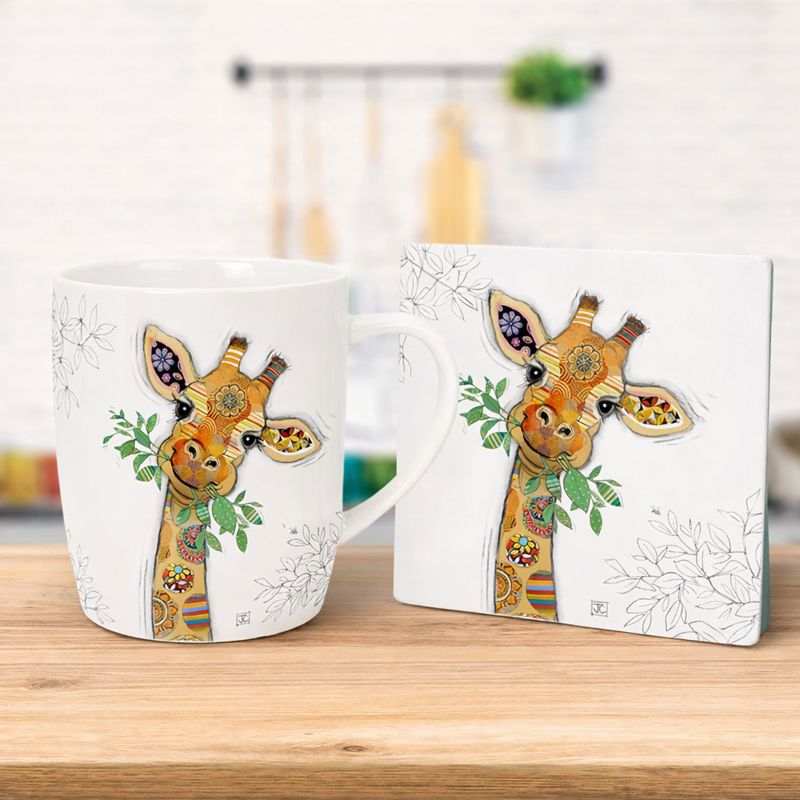 Bug Art Gina The Giraffe Mug & Coaster S...