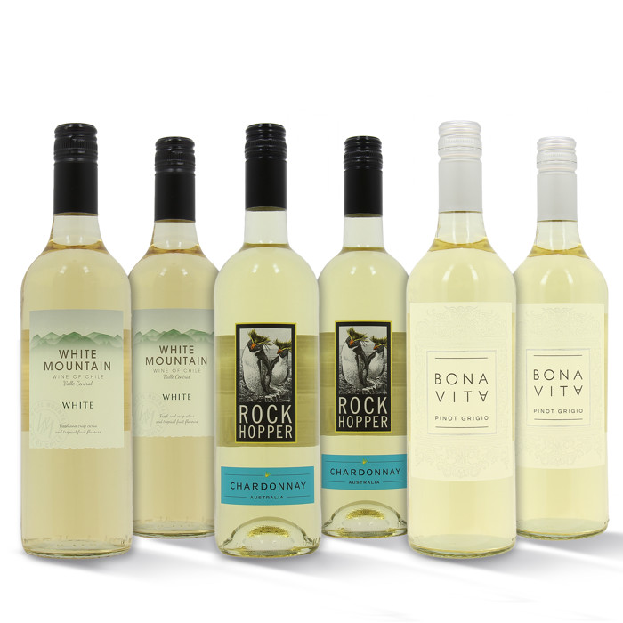 Specially Selected Wine Lovers Case of White Wine Christmas Gift