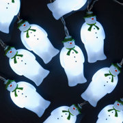 The Snowman Battery Operated 10 LED Christmas String Lights