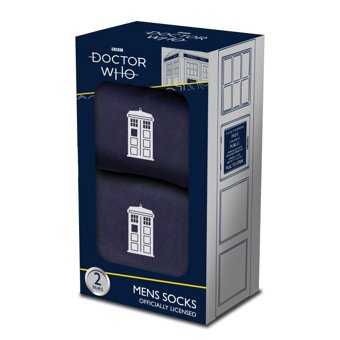 Doctor Who Pack of 2 Men’s Boxed Socks Gift Set Doctor Who Pack of 2 Men’s Boxed Socks Gift Set