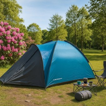 Dunlop 3 Person Lightweight Tent  For Camping & Festivals Dunlop 3 Person Lightweight Tent  For Camping & Festivals