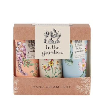 In The Garden Vegan Hand Cream Trio Gift For Her In The Garden Vegan Hand Cream Trio Gift For Her