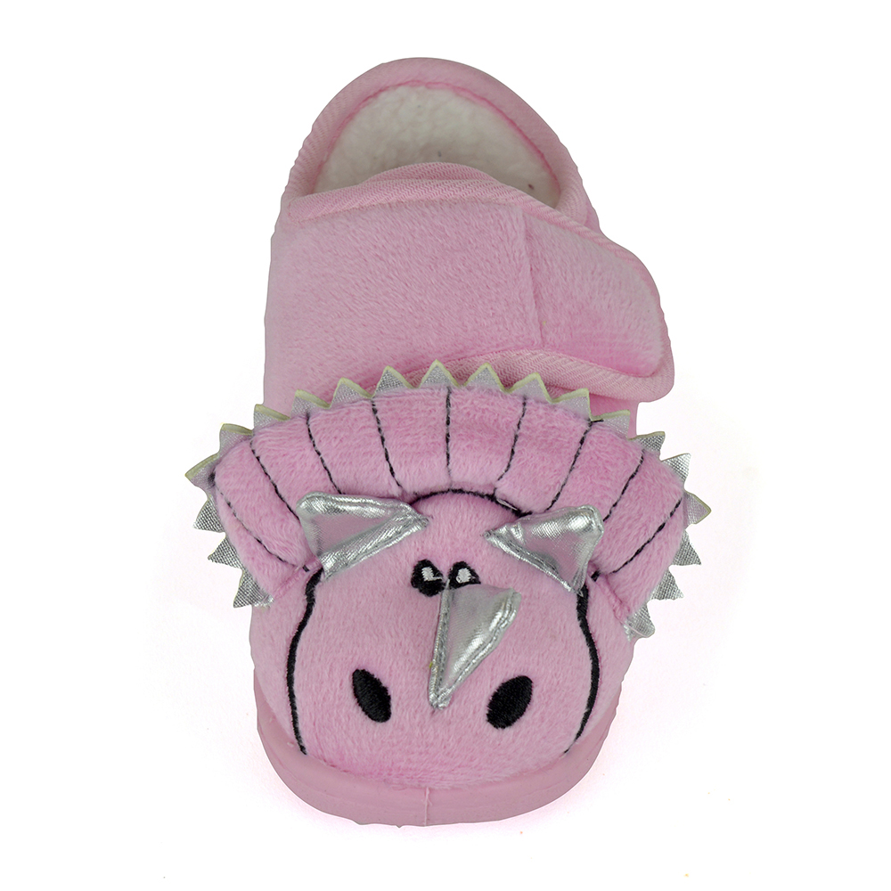 Pink best sale dinosaur slippers