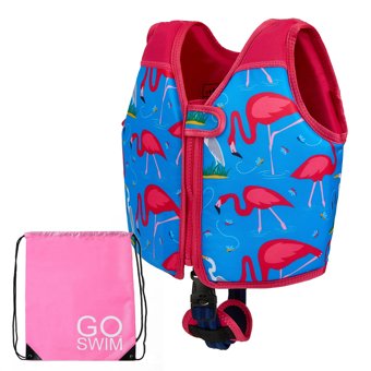 Go Swim™ Fab Flamingo Swim Jacket with Bag Go Swim™ Fab Flamingo Swim Jacket with Bag