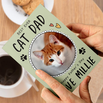 Personalised From the Cat Photo Upload Card Personalised From the Cat Photo Upload Card