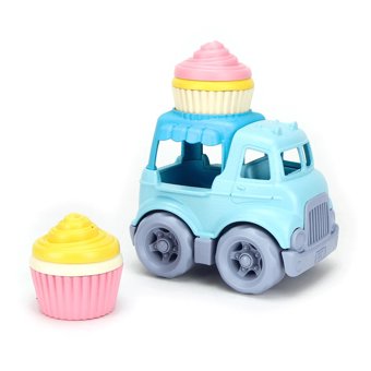 Bigjigs Green Toys Children's  Recycled Plastic Cupcake Truck Bigjigs Green Toys Children's  Recycled Plastic Cupcake Truck