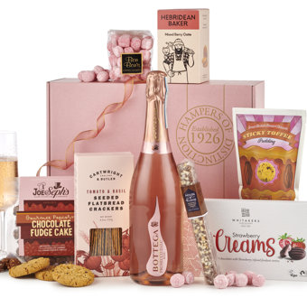 Luxury Rose Prosecco Gift Box Hamper Luxury Rose Prosecco Gift Box Hamper