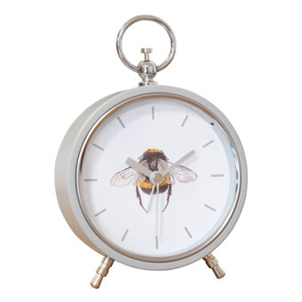 Bumblebee Grey Metal Alarm Clock Bumblebee Grey Metal Alarm Clock