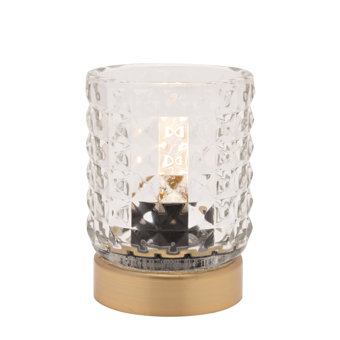 Clear Glass Cup with LED Bulb Light Clear Glass Cup with LED Bulb Light